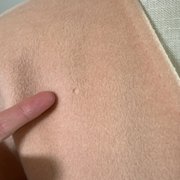 MAX MARA Wool Cashmere Coat Oversized US8 Made in Italy Old Money * Moth Holes - Picture 9 of 16